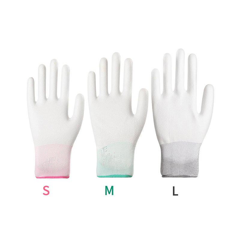 Nylon palm pu gecoate handschoen
