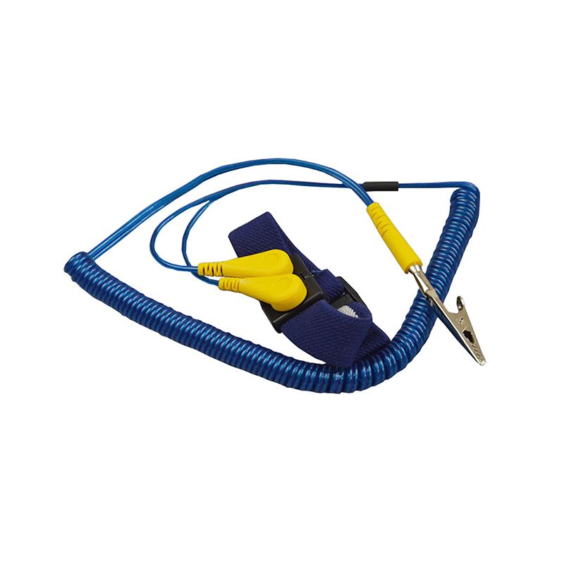 Antistatische polsbandje met bedraad