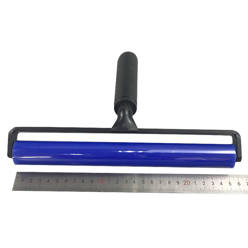 Silicone Sticky Roller （Zwart aluminium）