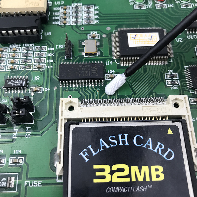 Gebreide polyester getipt wattenstaafje